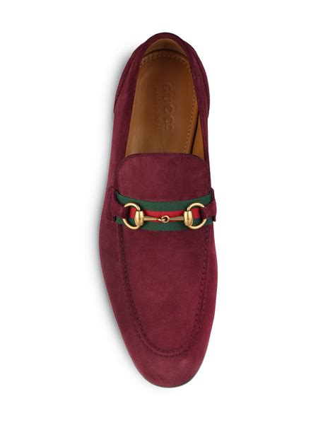 red gucci loafers sweade|Gucci loafers with red stripe.